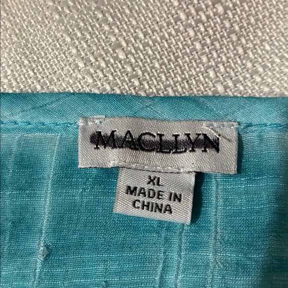 mac & jac Teal V-Neck Tunic - Picture 3 of 4